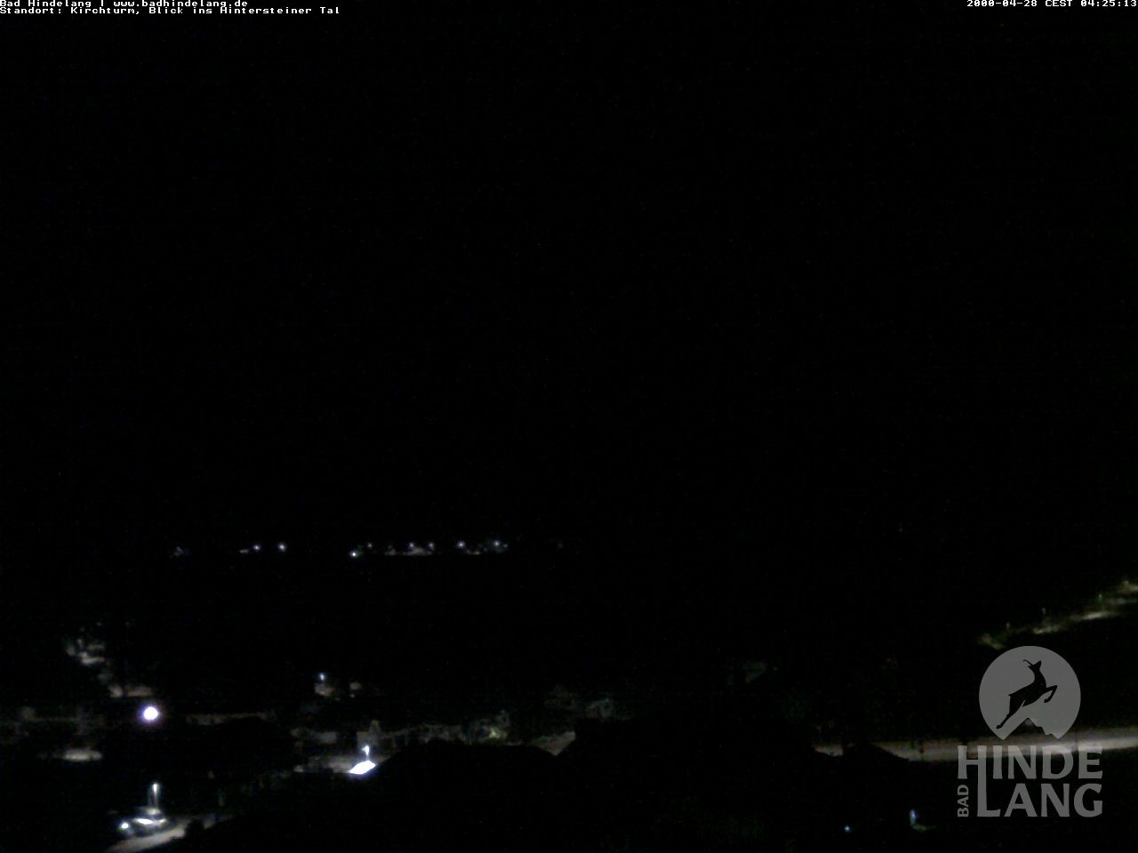 Archiv Foto Webcam Kirchturmblick Richtung Hintersteiner Tal