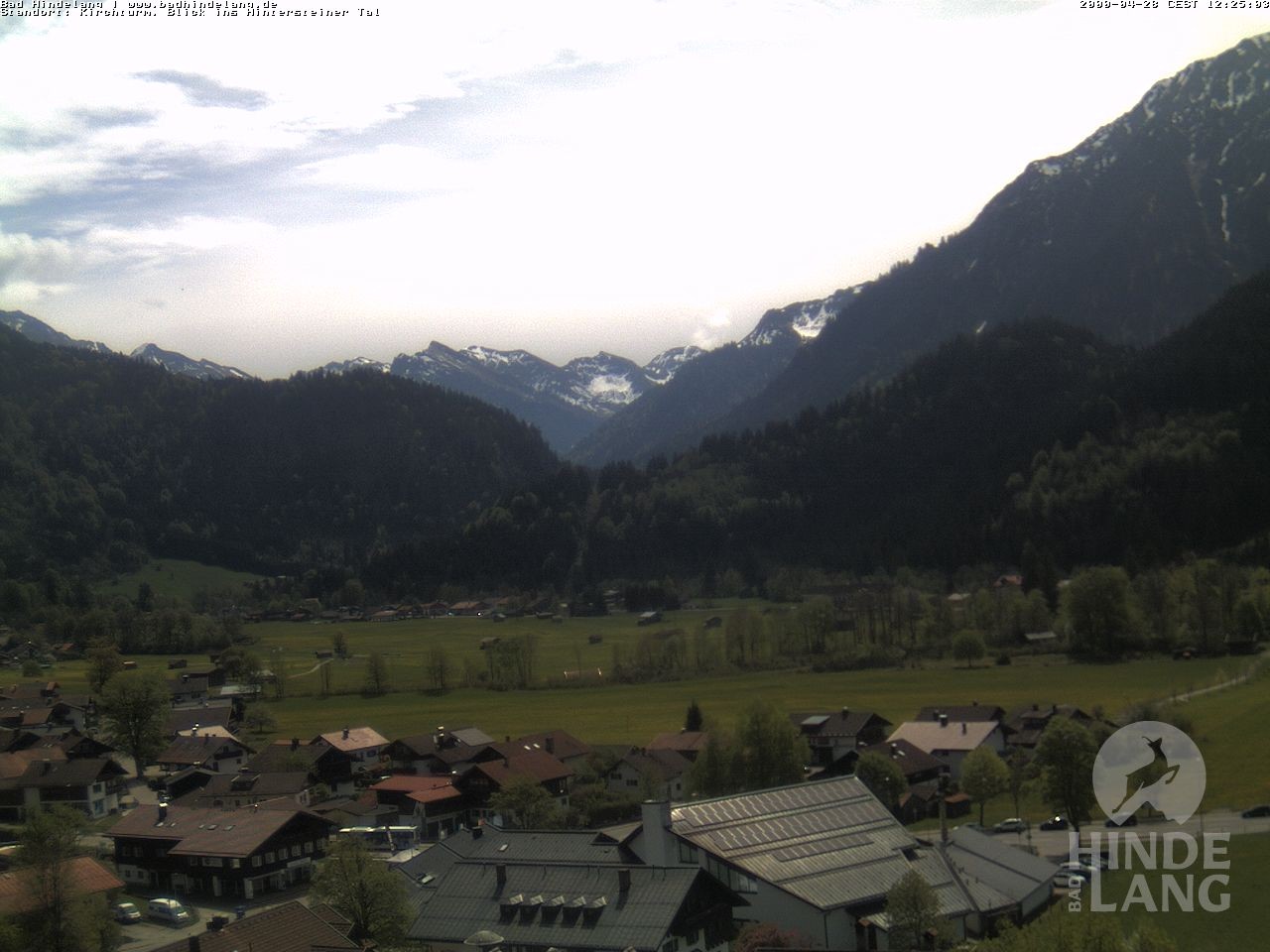 Archiv Foto Webcam Kirchturmblick Richtung Hintersteiner Tal