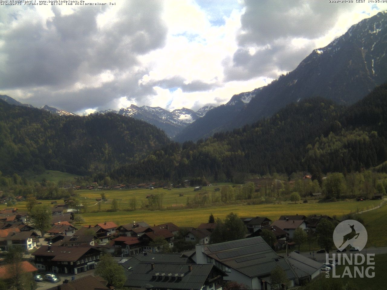Archiv Foto Webcam Kirchturmblick Richtung Hintersteiner Tal