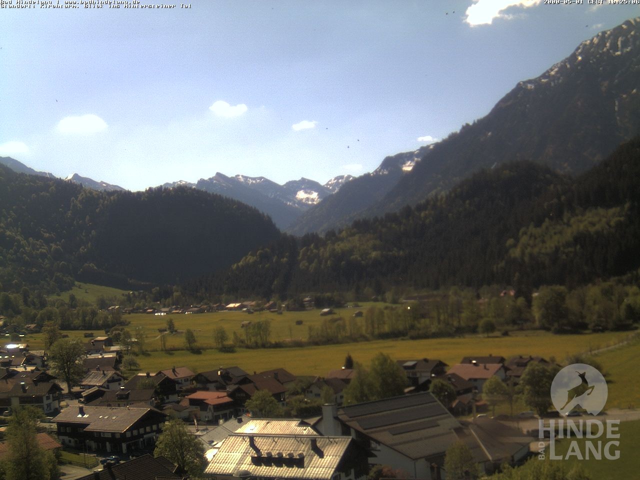 Archiv Foto Webcam Kirchturmblick Richtung Hintersteiner Tal