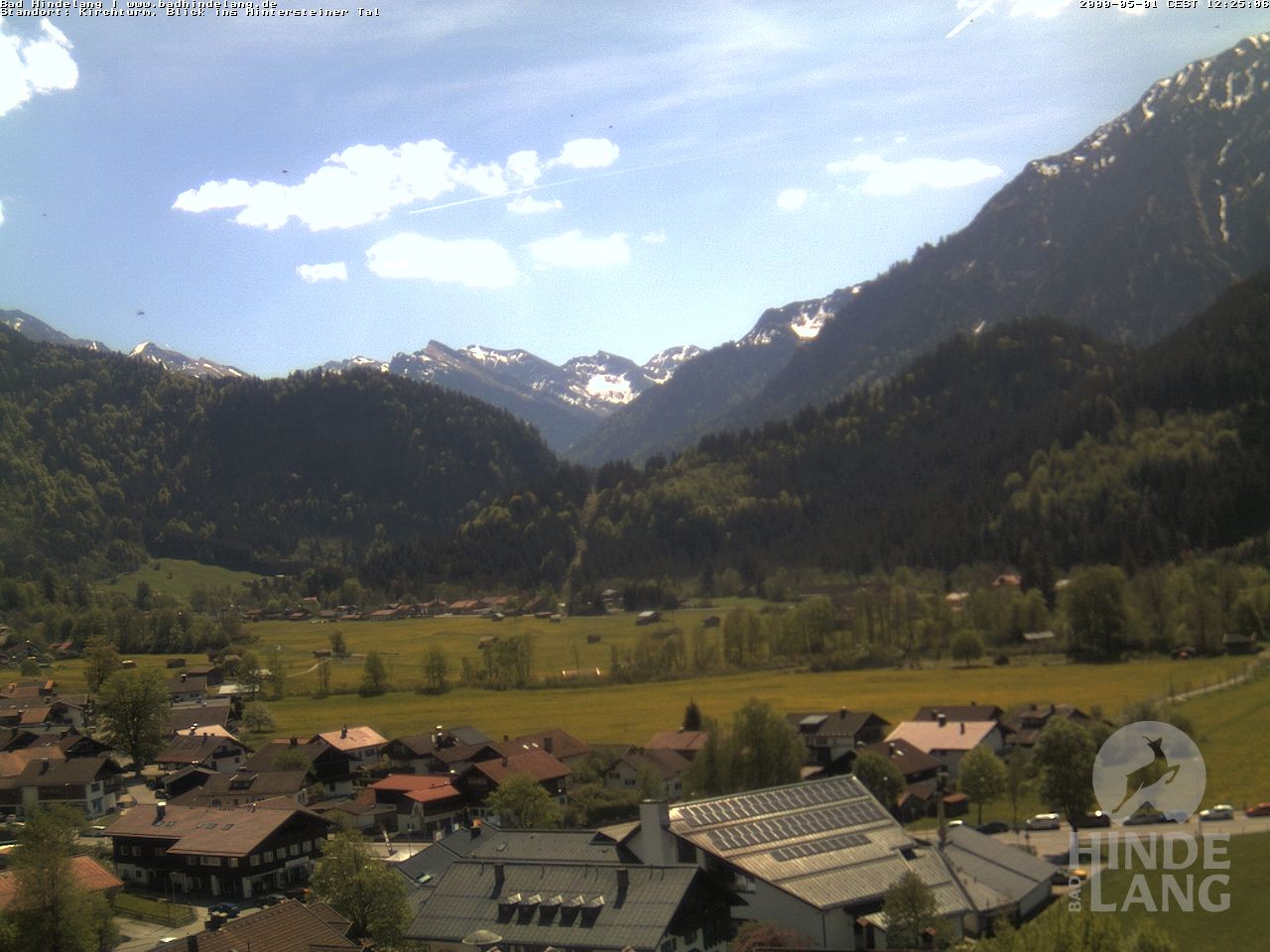 Archiv Foto Webcam Kirchturmblick Richtung Hintersteiner Tal
