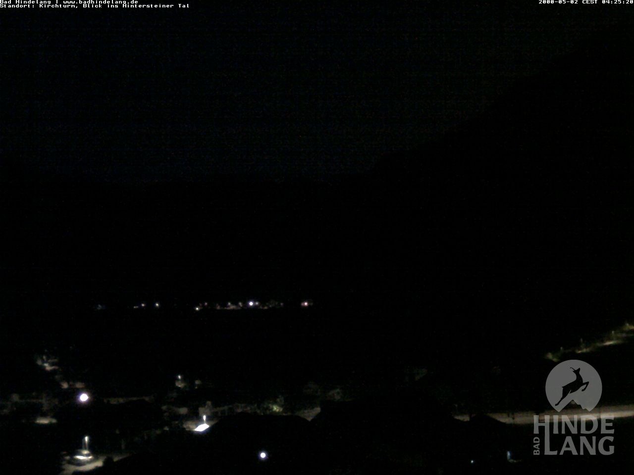 Archiv Foto Webcam Kirchturmblick Richtung Hintersteiner Tal