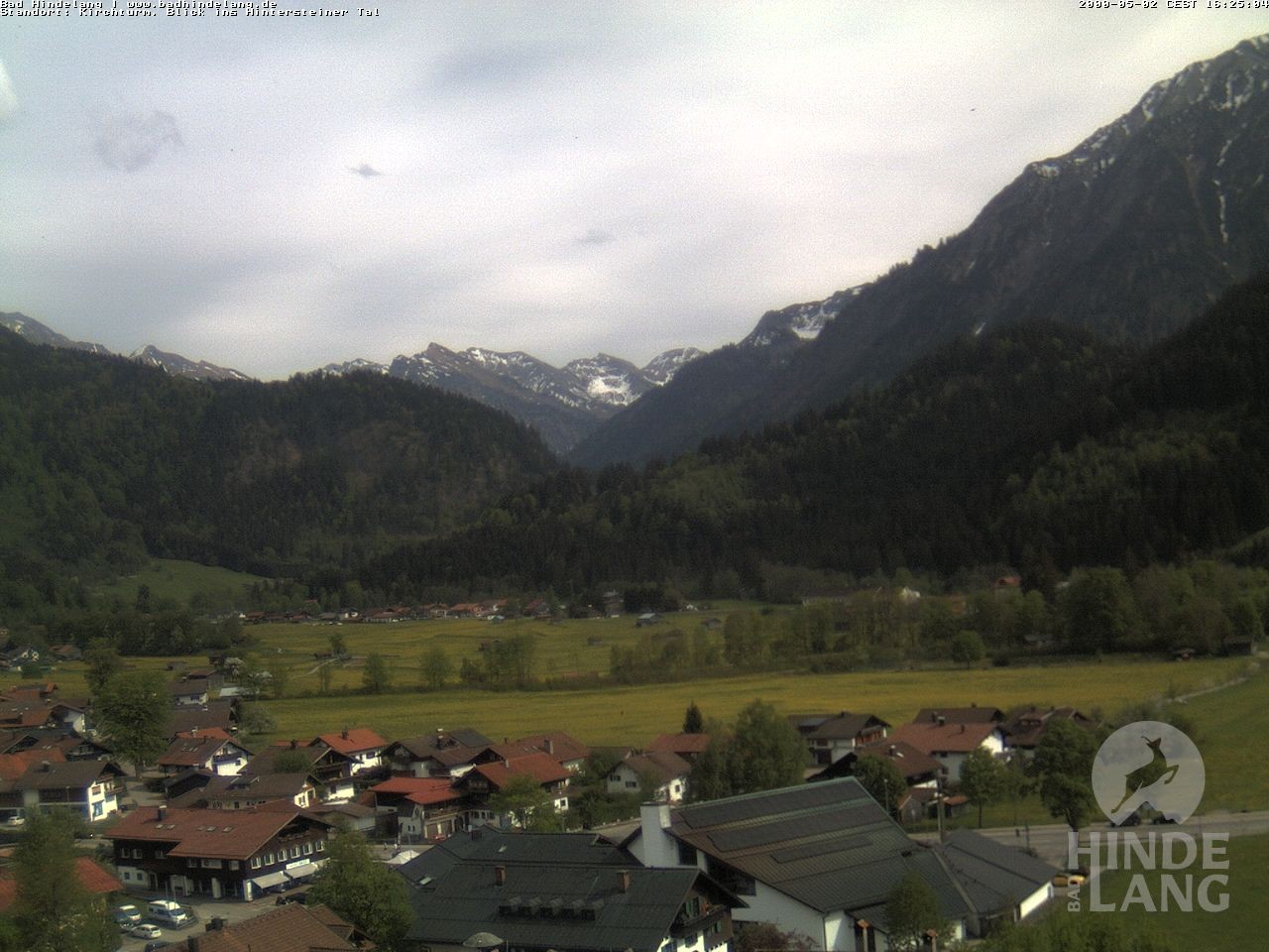 Archiv Foto Webcam Kirchturmblick Richtung Hintersteiner Tal