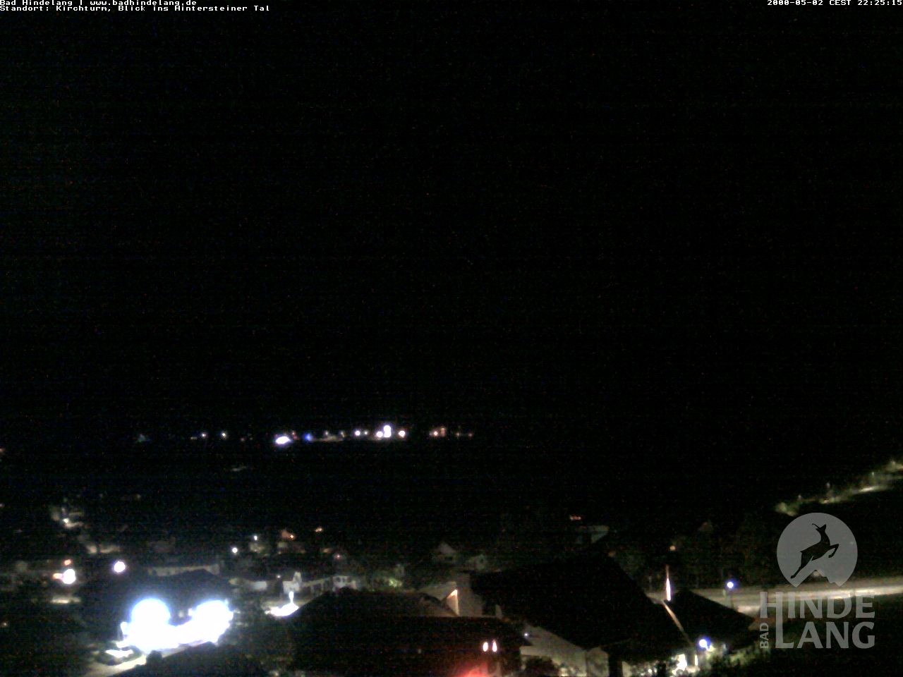 Archived image Webcam View of the church Bad Hindelang