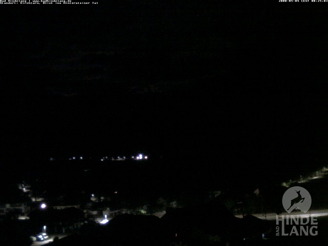 Archived image Webcam View of the church Bad Hindelang