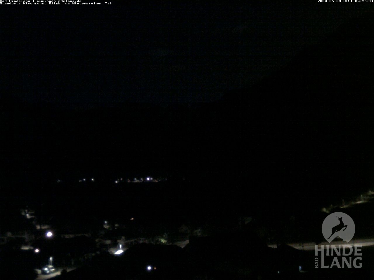 Archived image Webcam View of the church Bad Hindelang