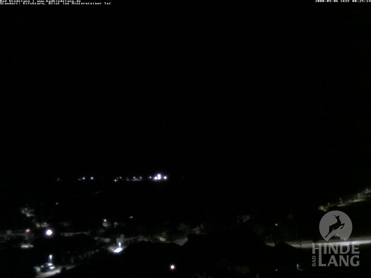 Archiv Foto Webcam Kirchturmblick Richtung Hintersteiner Tal