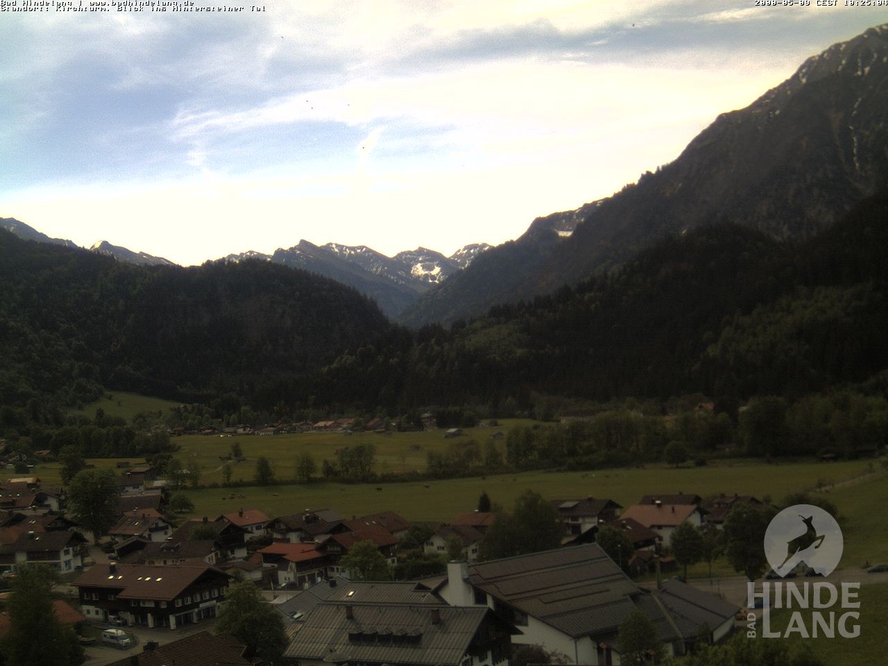 Archiv Foto Webcam Kirchturmblick Richtung Hintersteiner Tal