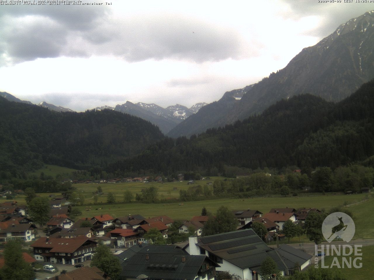 Archiv Foto Webcam Kirchturmblick Richtung Hintersteiner Tal