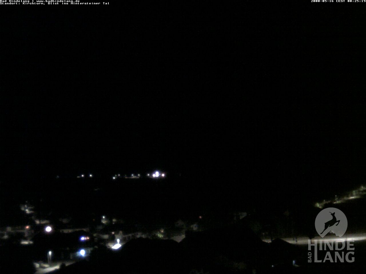 Archiv Foto Webcam Kirchturmblick Richtung Hintersteiner Tal