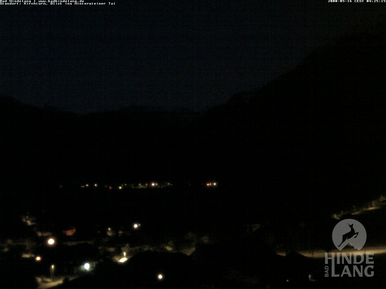 Archiv Foto Webcam Kirchturmblick Richtung Hintersteiner Tal