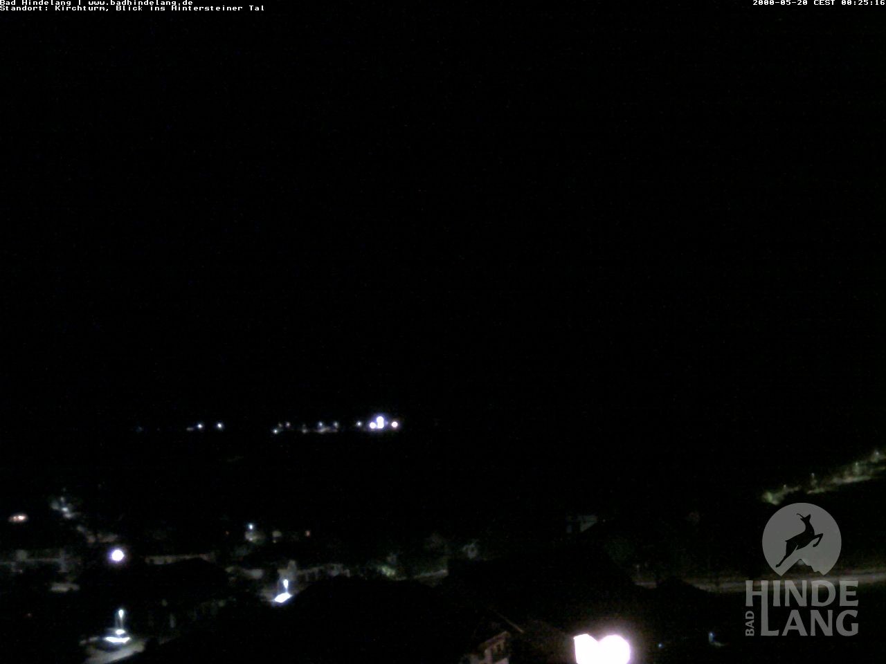 Archived image Webcam View of the church Bad Hindelang