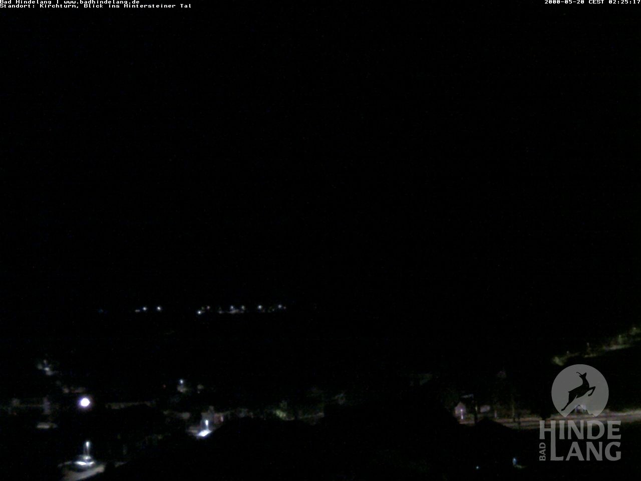 Archived image Webcam View of the church Bad Hindelang