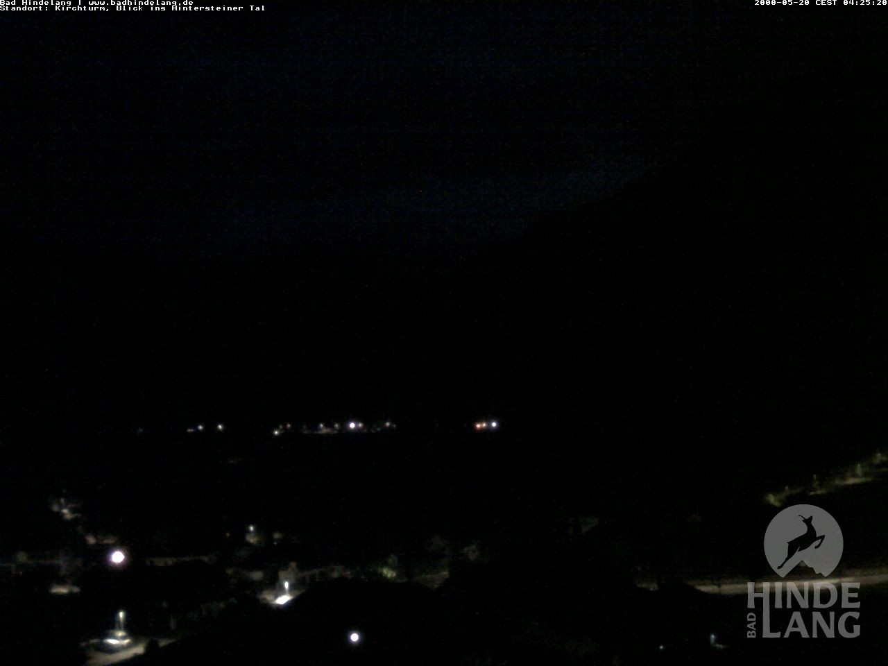 Archived image Webcam View of the church Bad Hindelang
