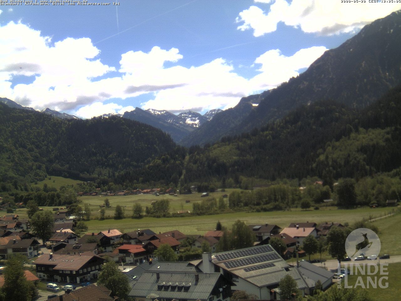 Archived image Webcam View of the church Bad Hindelang