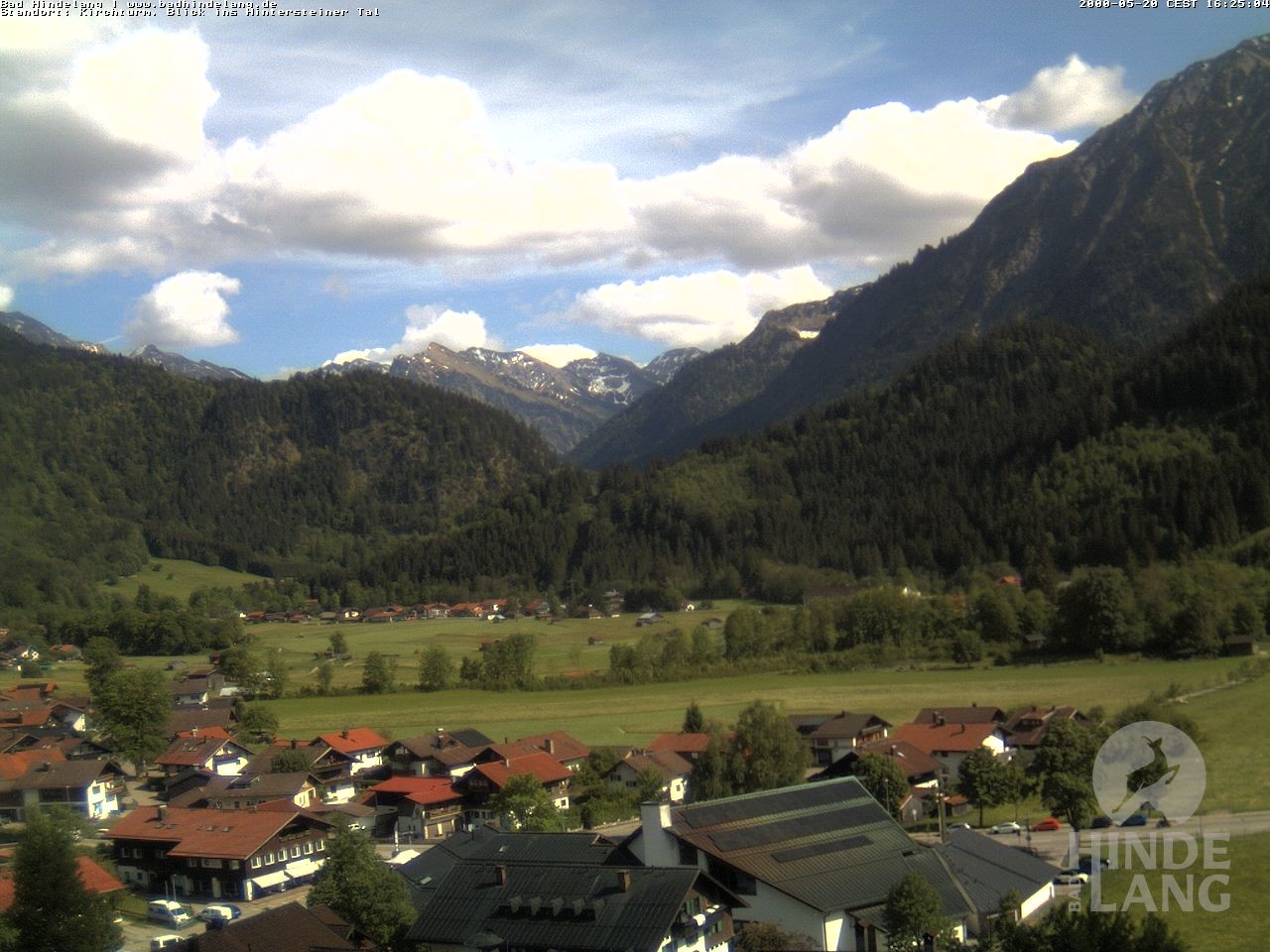 Archived image Webcam View of the church Bad Hindelang