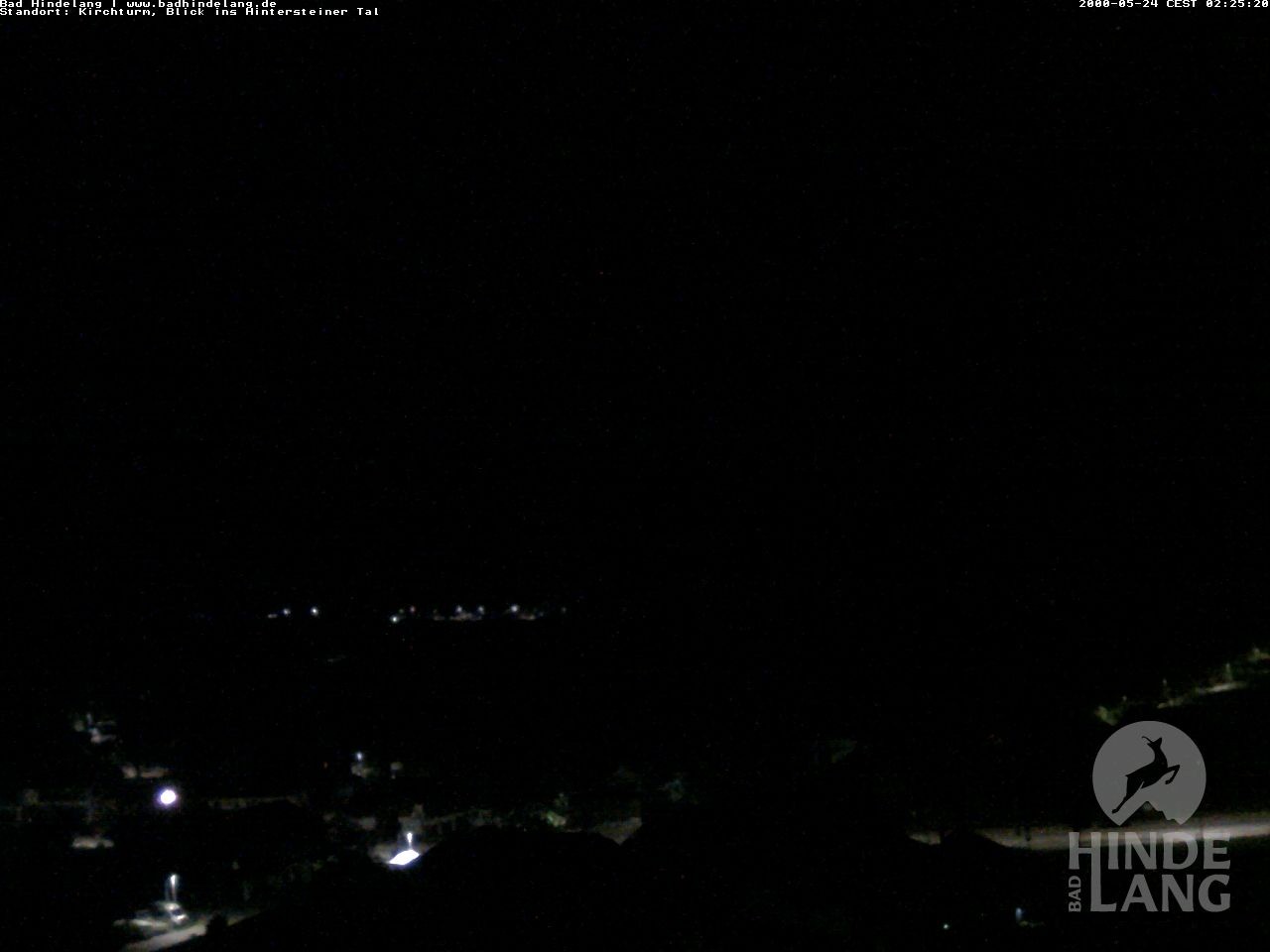 Archiv Foto Webcam Kirchturmblick Richtung Hintersteiner Tal