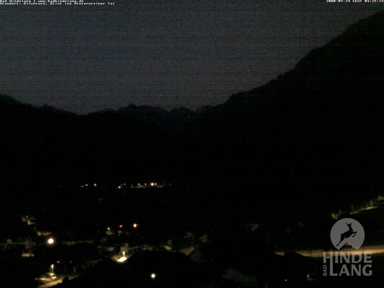 Archiv Foto Webcam Kirchturmblick Richtung Hintersteiner Tal