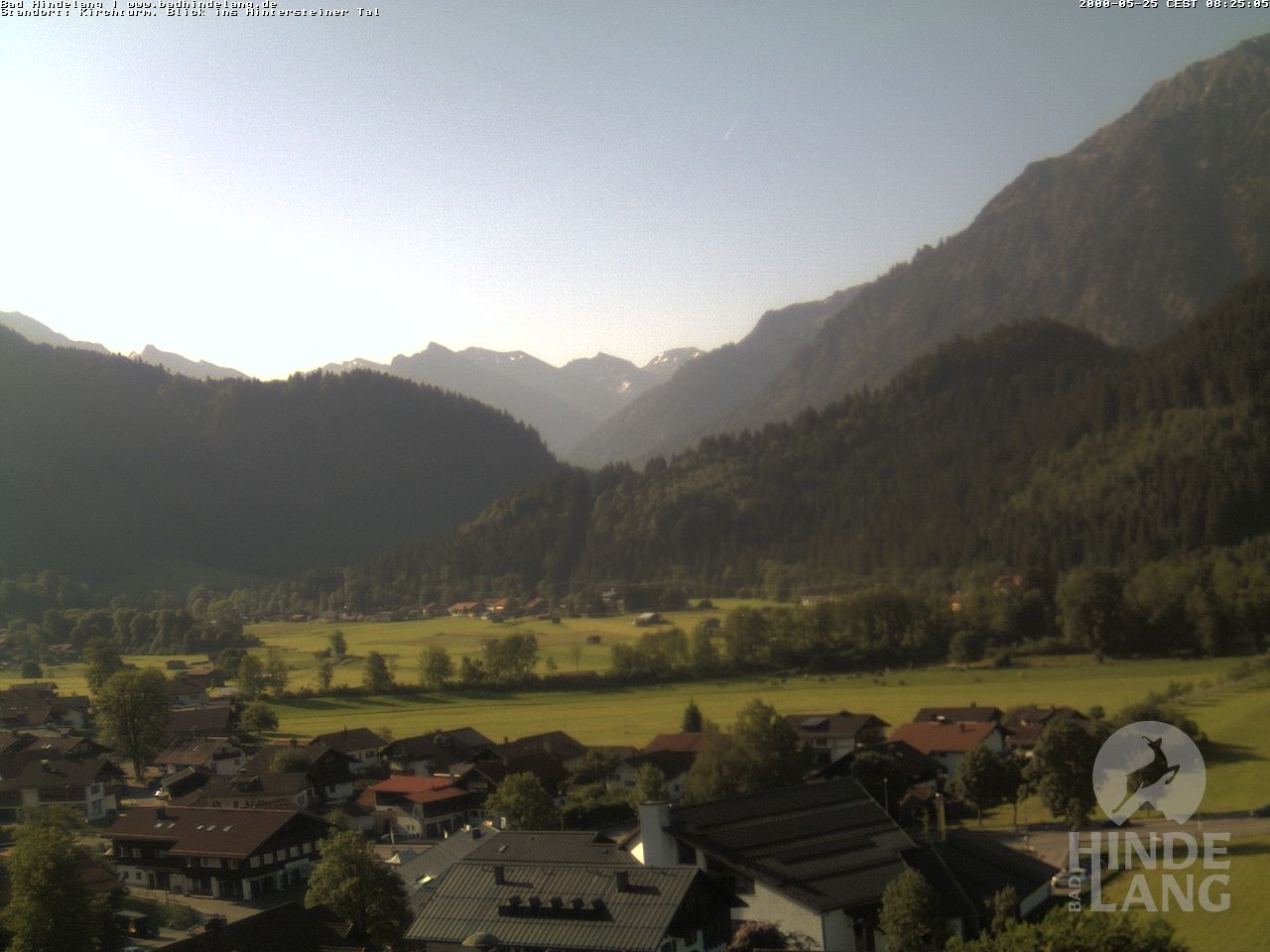 Archiv Foto Webcam Kirchturmblick Richtung Hintersteiner Tal