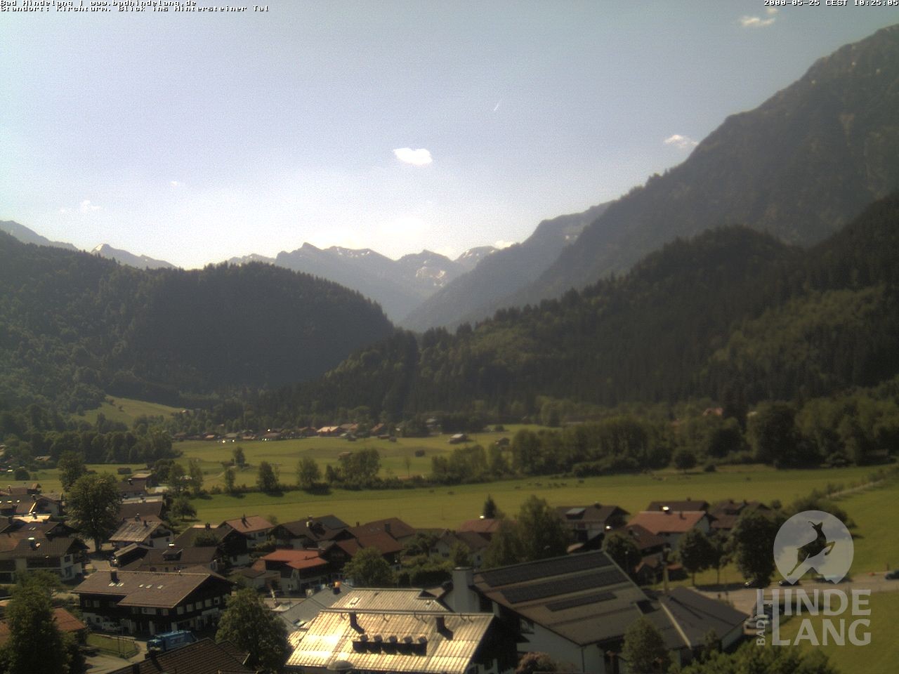 Archiv Foto Webcam Kirchturmblick Richtung Hintersteiner Tal