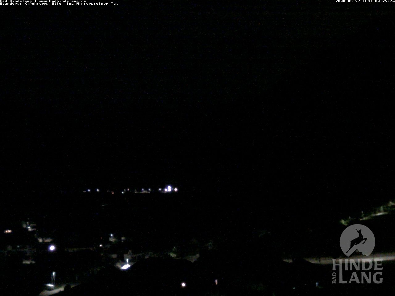 Archived image Webcam View of the church Bad Hindelang