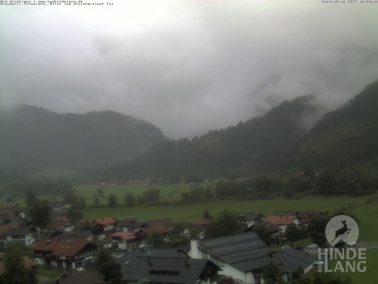 Archiv Foto Webcam Kirchturmblick Richtung Hintersteiner Tal