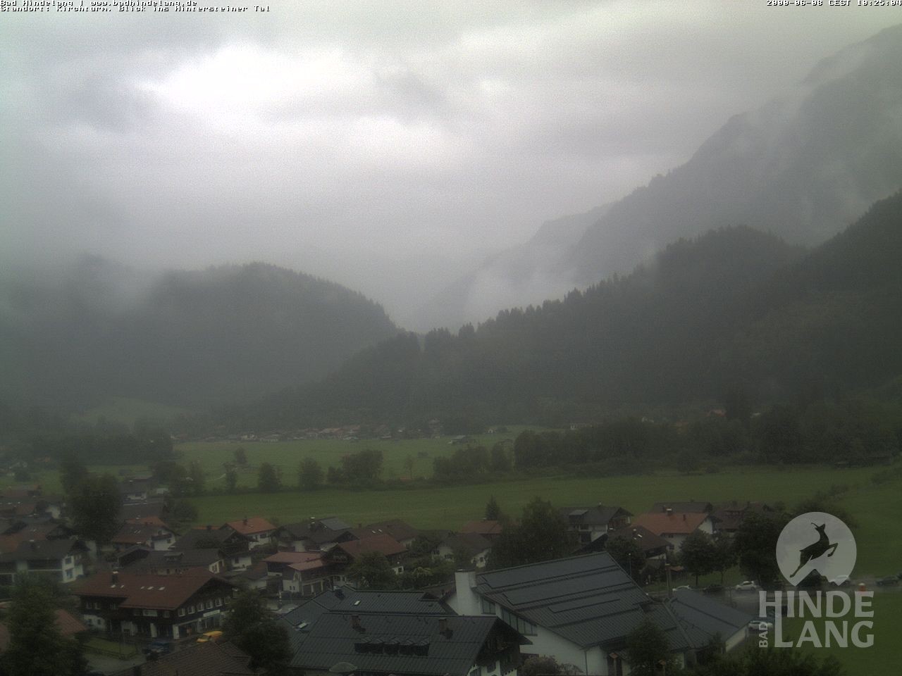 Archiv Foto Webcam Kirchturmblick Richtung Hintersteiner Tal