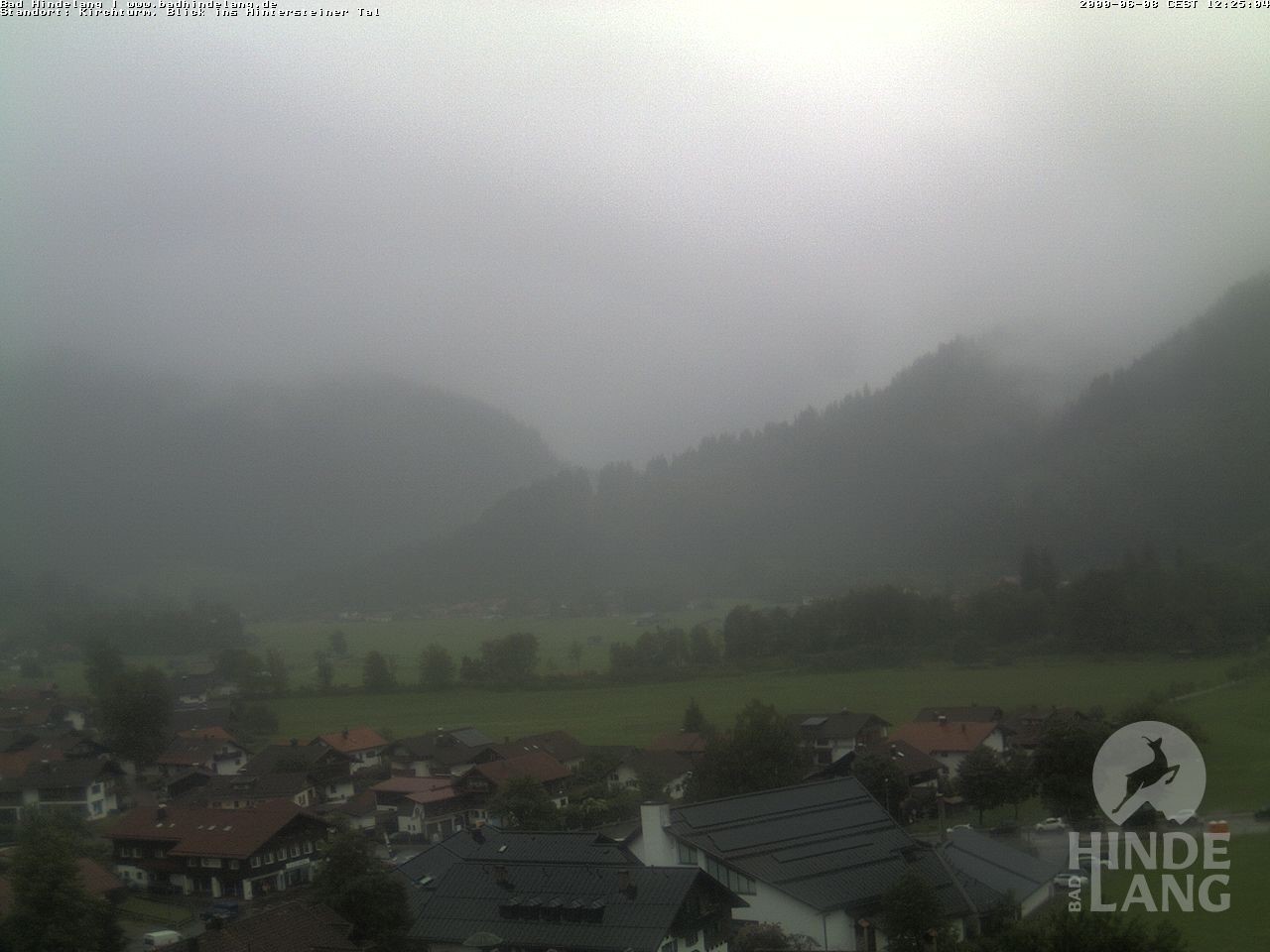 Archiv Foto Webcam Kirchturmblick Richtung Hintersteiner Tal