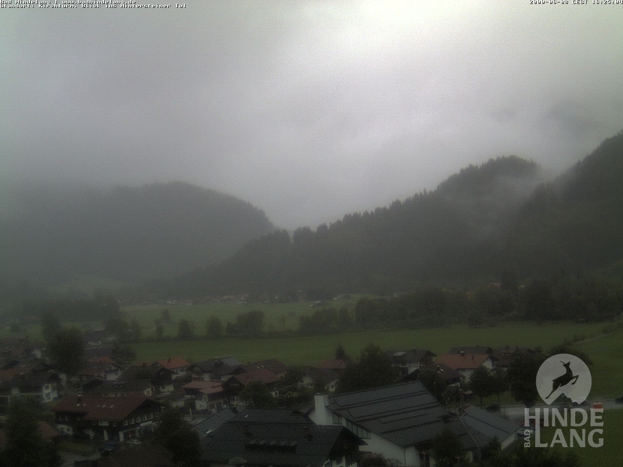 Archiv Foto Webcam Kirchturmblick Richtung Hintersteiner Tal