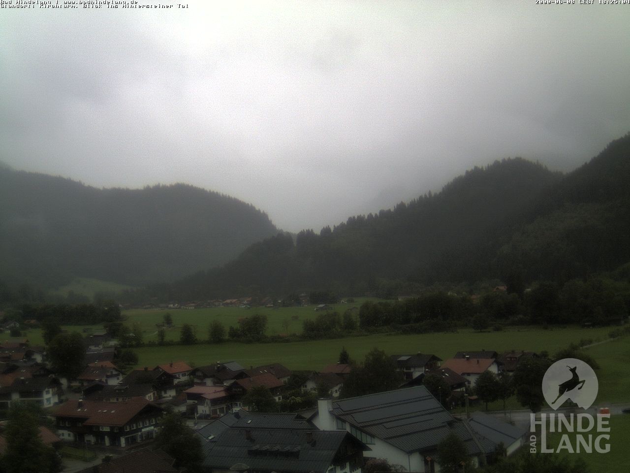 Archiv Foto Webcam Kirchturmblick Richtung Hintersteiner Tal