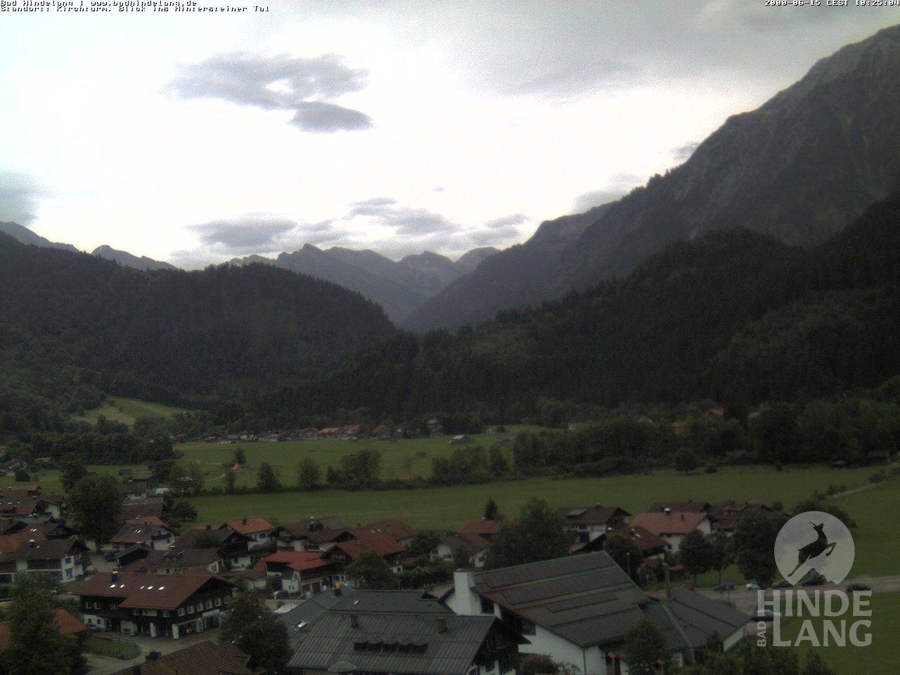 Archiv Foto Webcam Kirchturmblick Richtung Hintersteiner Tal