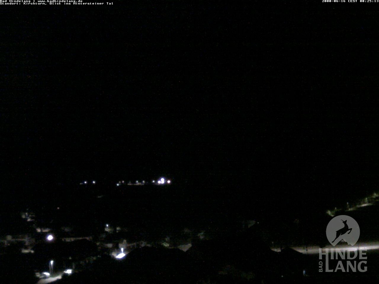 Archiv Foto Webcam Kirchturmblick Richtung Hintersteiner Tal