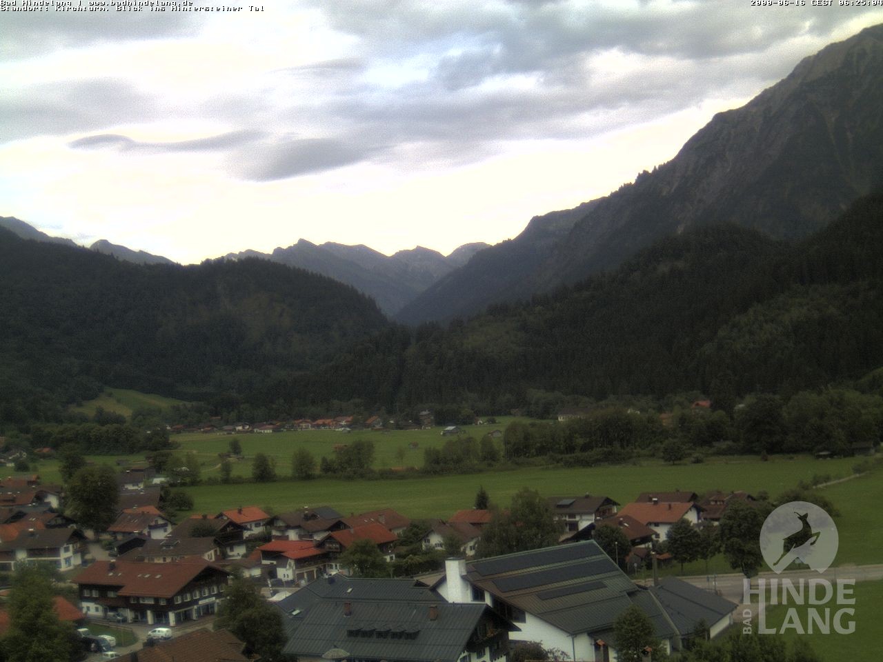 Archiv Foto Webcam Kirchturmblick Richtung Hintersteiner Tal
