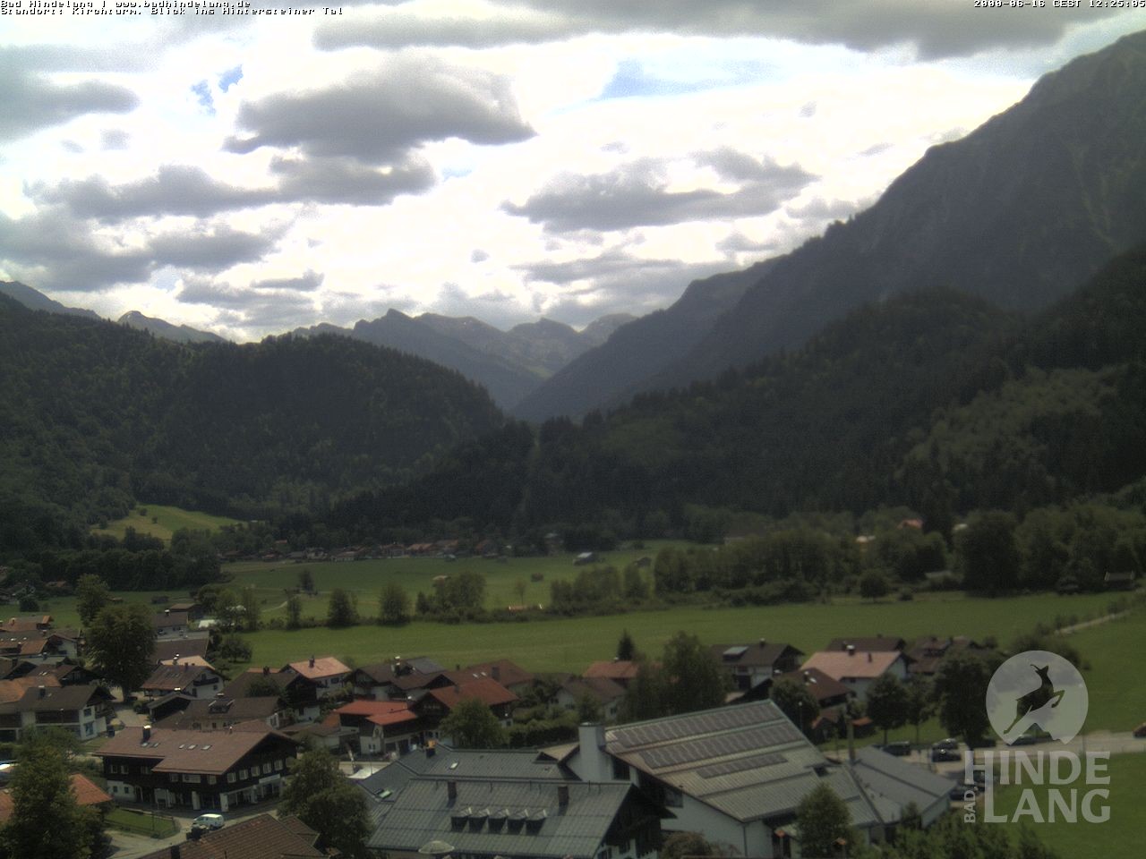 Archiv Foto Webcam Kirchturmblick Richtung Hintersteiner Tal