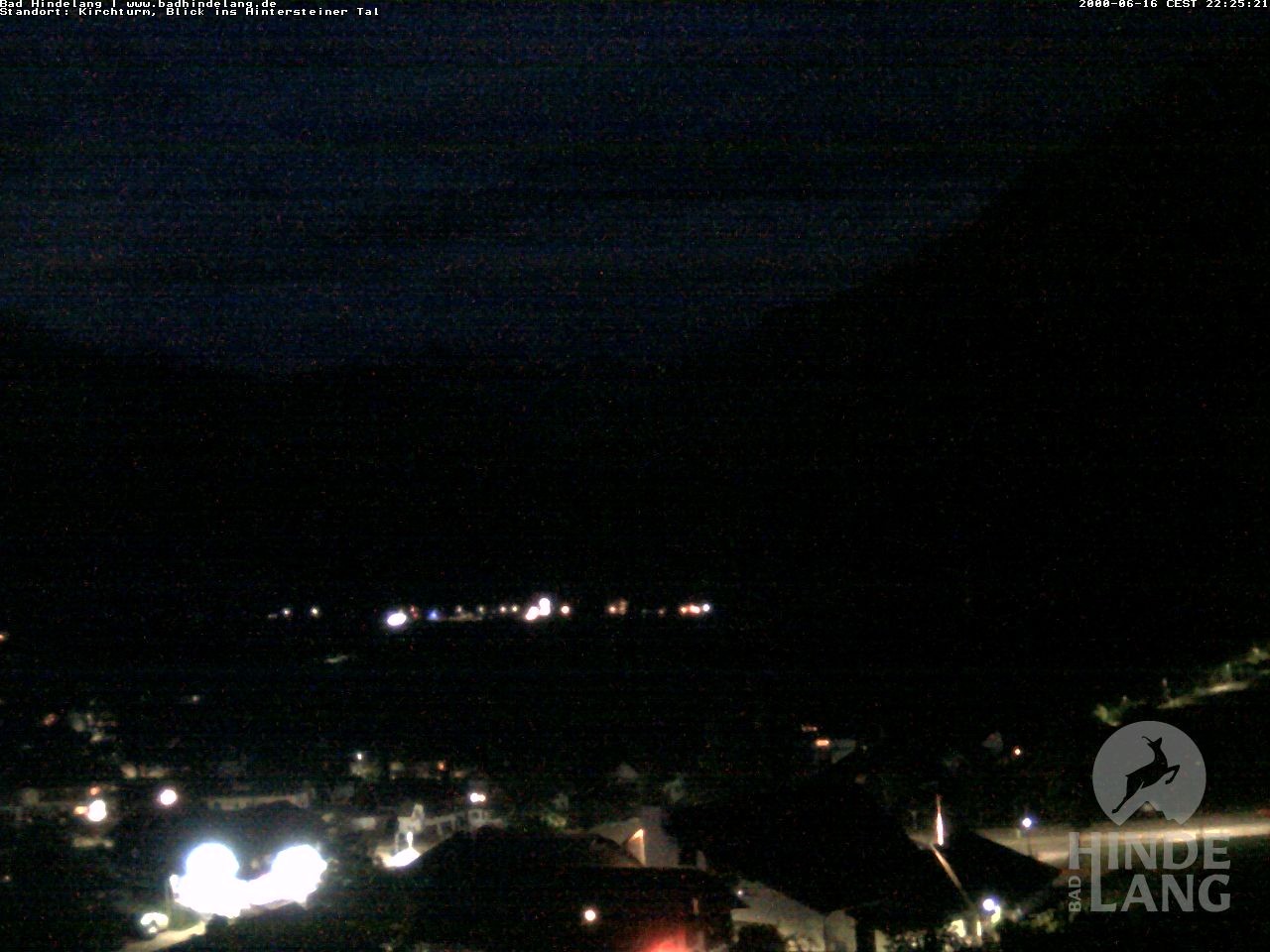 Archiv Foto Webcam Kirchturmblick Richtung Hintersteiner Tal