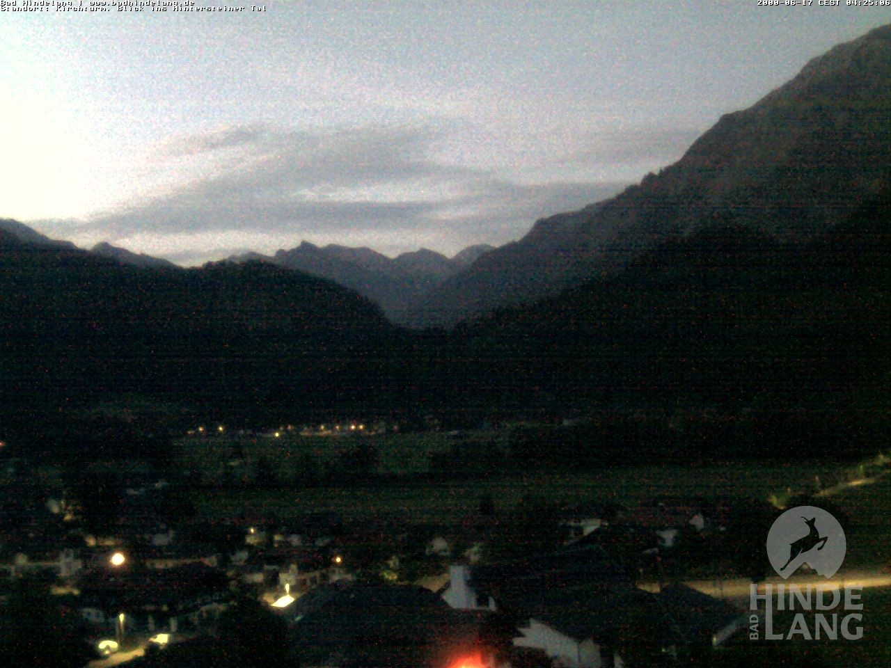 Archiv Foto Webcam Kirchturmblick Richtung Hintersteiner Tal