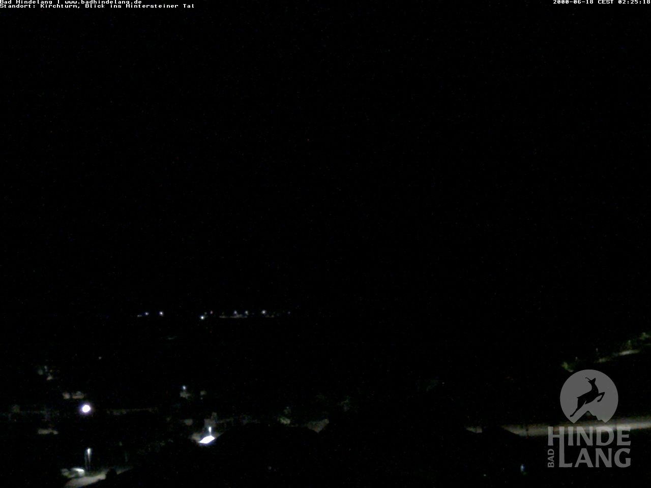 Archiv Foto Webcam Kirchturmblick Richtung Hintersteiner Tal