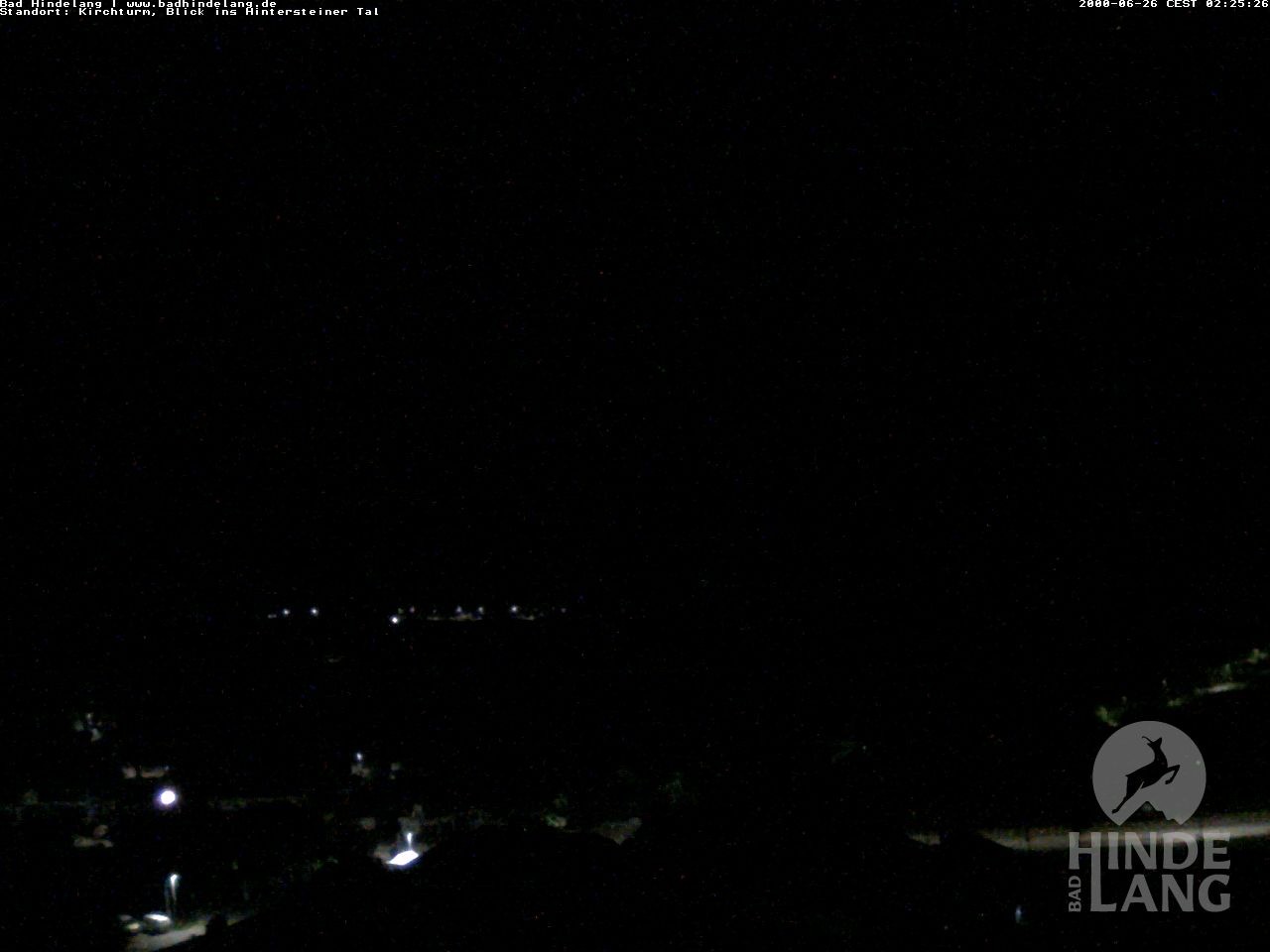 Archived image Webcam View of the church Bad Hindelang