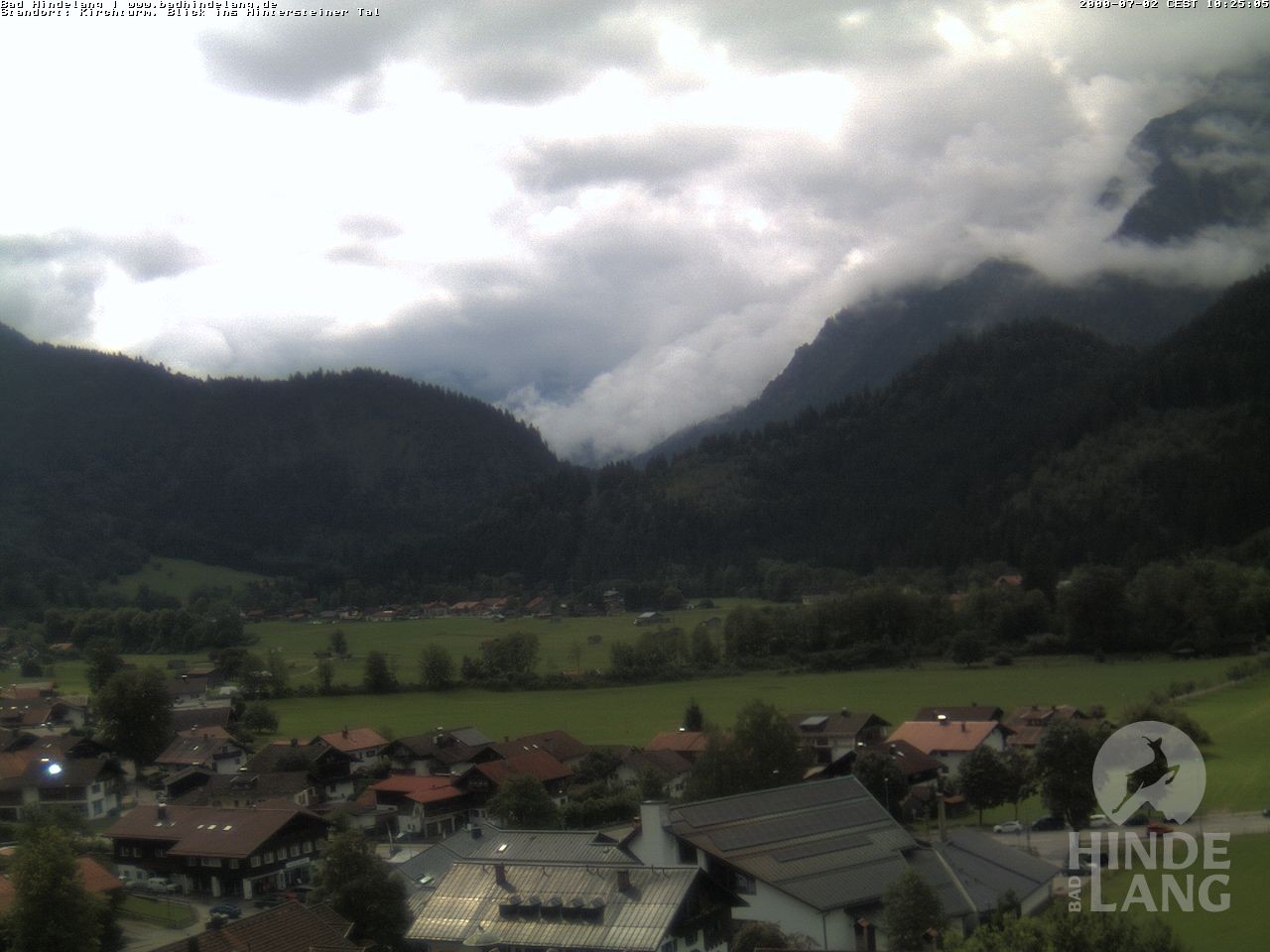 Archiv Foto Webcam Kirchturmblick Richtung Hintersteiner Tal