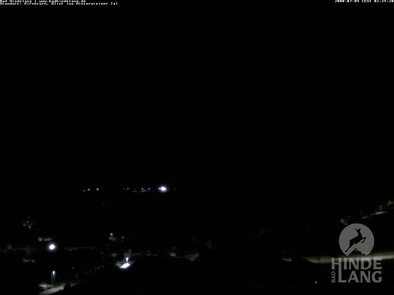 Archiv Foto Webcam Kirchturmblick Richtung Hintersteiner Tal