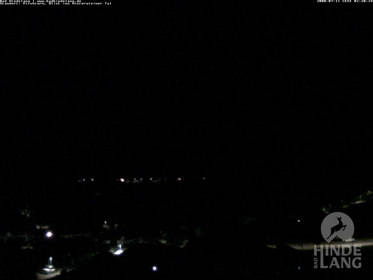 Archived image Webcam View of the church Bad Hindelang
