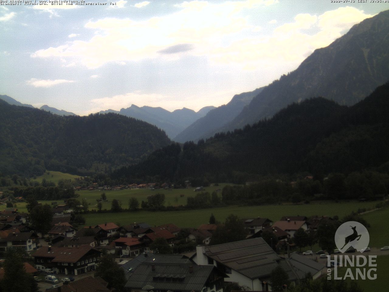 Archiv Foto Webcam Kirchturmblick Richtung Hintersteiner Tal
