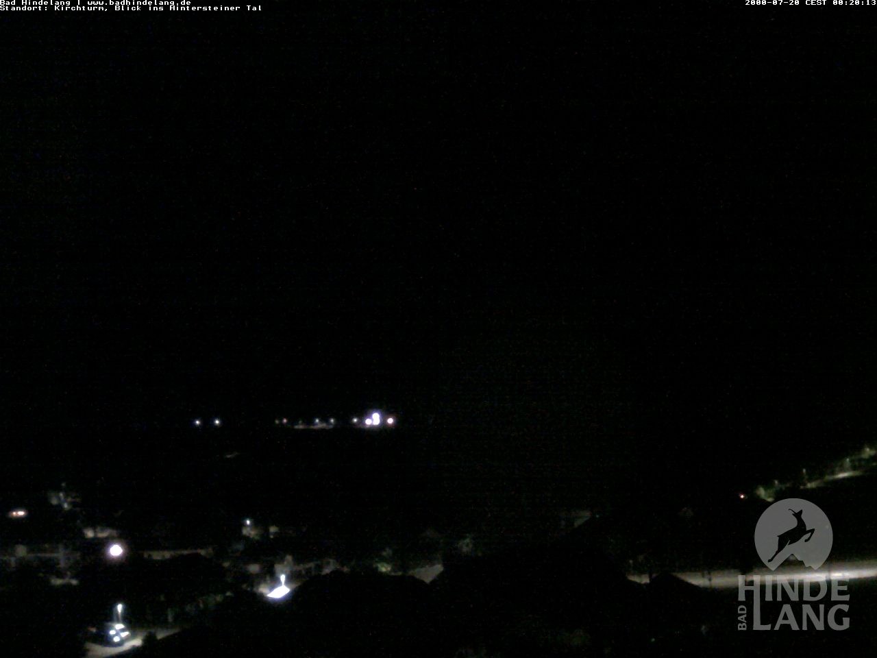 Archiv Foto Webcam Kirchturmblick Richtung Hintersteiner Tal