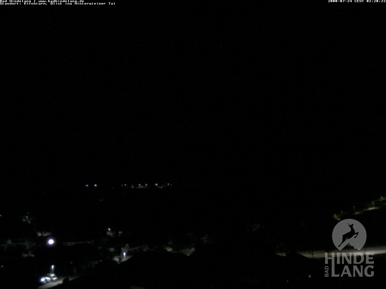 Archiv Foto Webcam Kirchturmblick Richtung Hintersteiner Tal