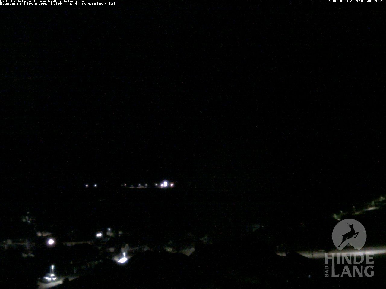 Archiv Foto Webcam Kirchturmblick Richtung Hintersteiner Tal