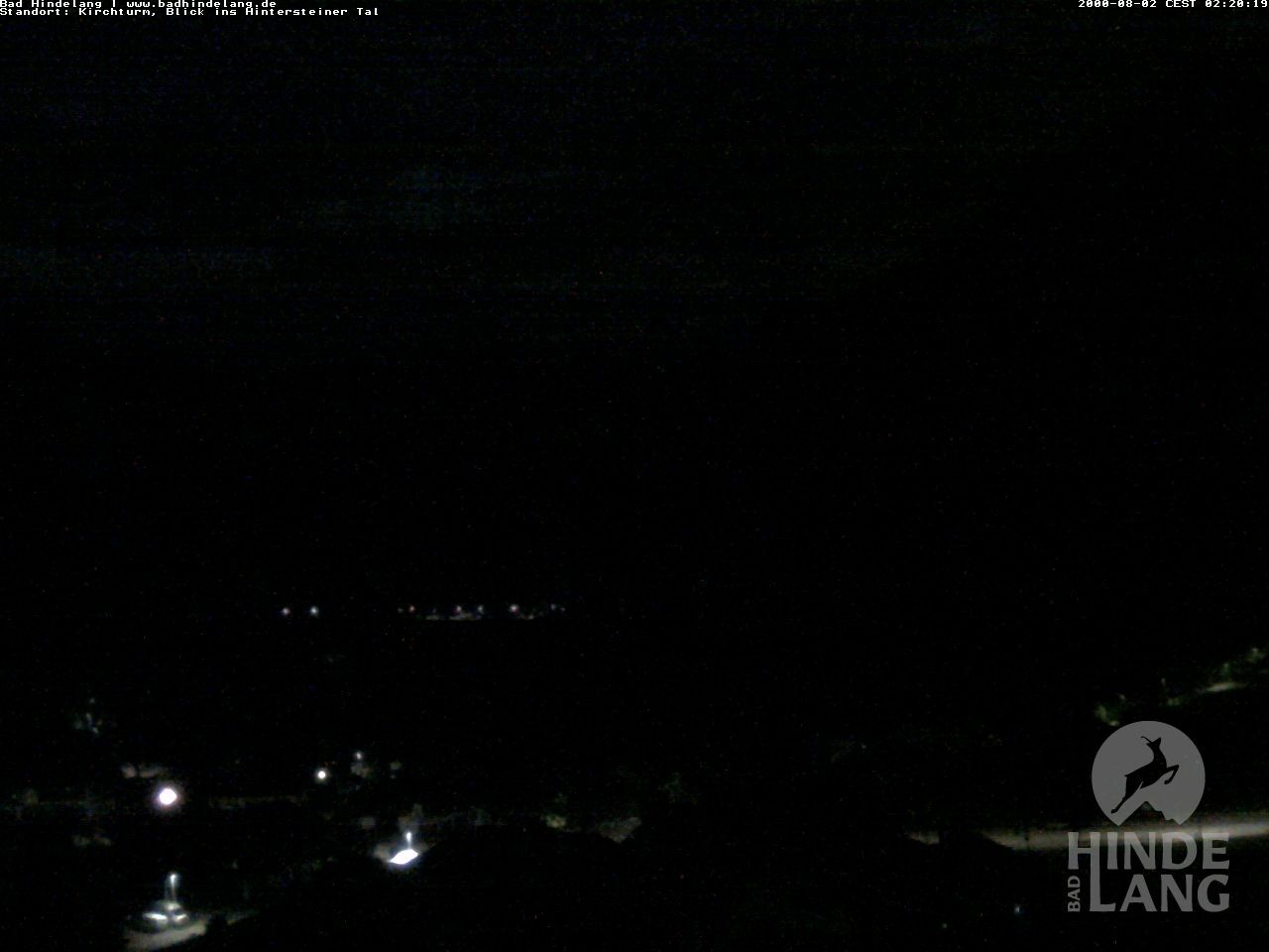 Archiv Foto Webcam Kirchturmblick Richtung Hintersteiner Tal