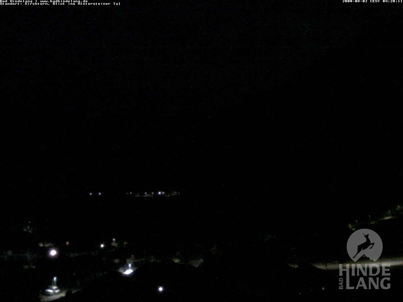 Archiv Foto Webcam Kirchturmblick Richtung Hintersteiner Tal