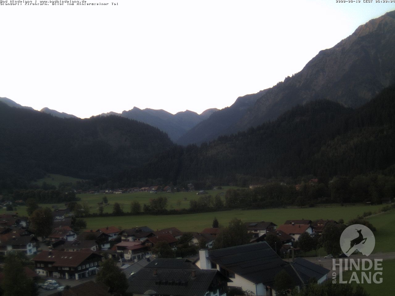 Archiv Foto Webcam Kirchturmblick Richtung Hintersteiner Tal