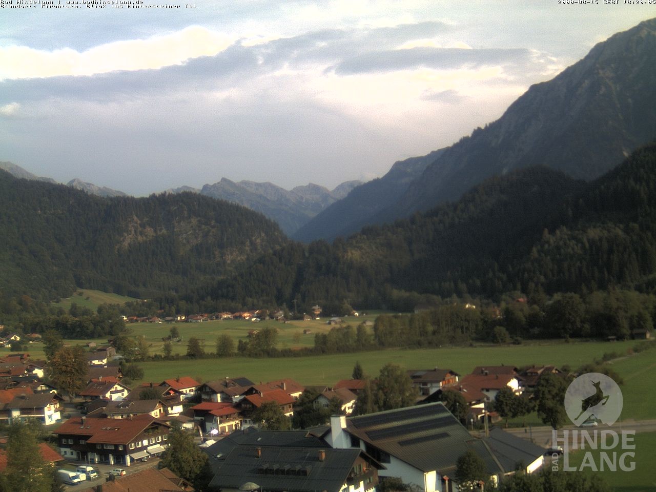 Archiv Foto Webcam Kirchturmblick Richtung Hintersteiner Tal