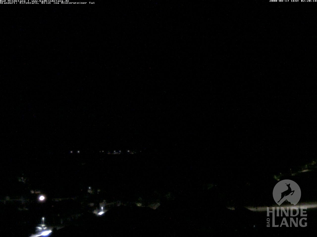 Archiv Foto Webcam Kirchturmblick Richtung Hintersteiner Tal